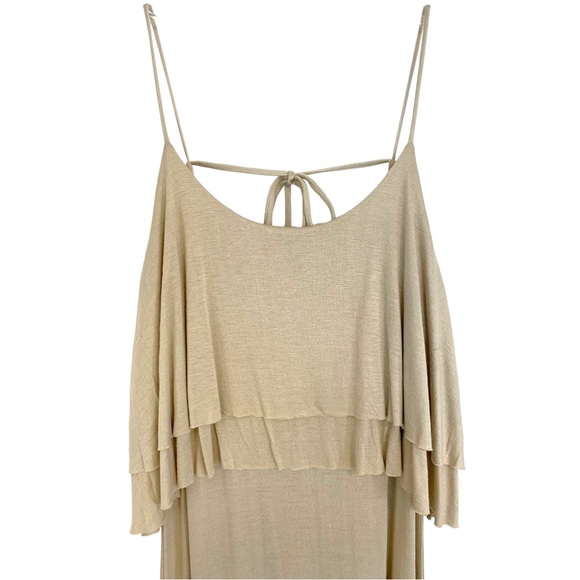 AKIRA | NWOT Open Back Layer Bust Maxi Dress *BLACK* S - Picture 12 of 16